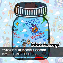 Load image into Gallery viewer, R26 - Blue Doodle Coordinate - Pre-Order