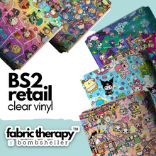Load image into Gallery viewer, Fabric Therapy™️ x Bombsheller Collection - Clear Vinyl - BS2 RETAIL