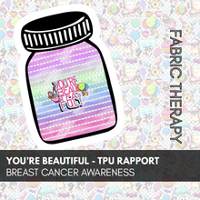 Load image into Gallery viewer, You're Beautiful - Breast Cancer Awareness Vinyl Rapports - RETAIL