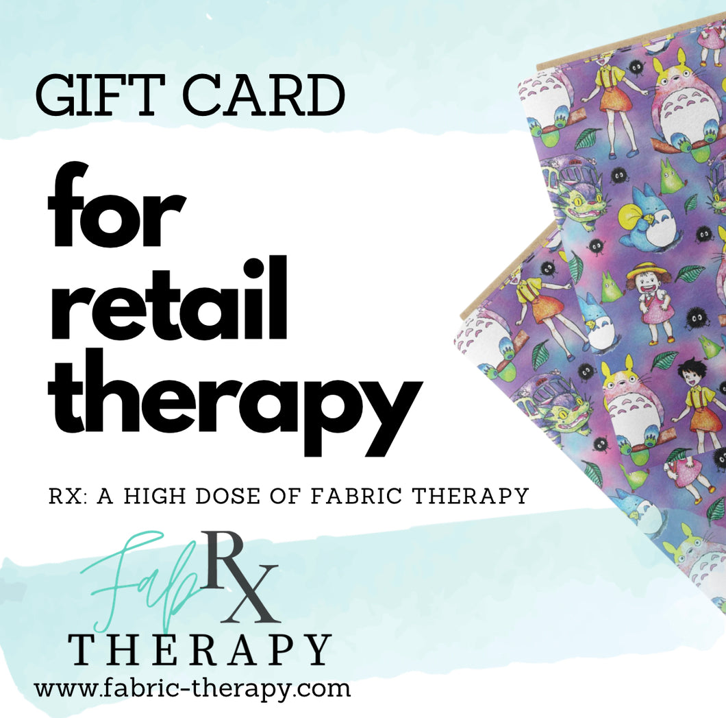 Fabric Therapy Gift Card