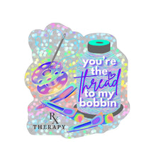 Load image into Gallery viewer, Holo Glitter Stickers - Sew Merch Fun Retail
