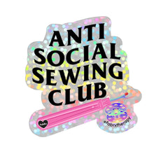 Load image into Gallery viewer, Holo Glitter Stickers - Sew Merch Fun Retail