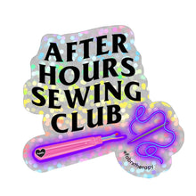 Load image into Gallery viewer, Holo Glitter Stickers - Sew Merch Fun Retail