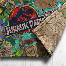 Load image into Gallery viewer, R17 Jurassic Minky - Finished Blankets - Pre-Order
