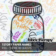 Load image into Gallery viewer, R26 - TStory Paper Names -  Pre-Order
