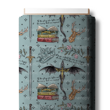 Load image into Gallery viewer, R20 - Dainty Book Mashup - Blue - Bookish Pre-Order
