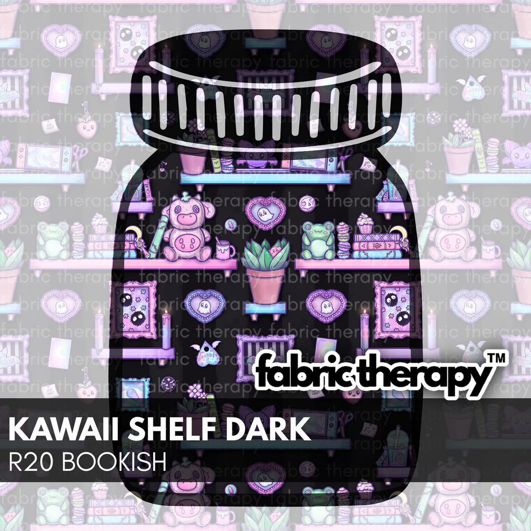 R20 - Kawaii Shelf - Dark - Bookish Pre-Order