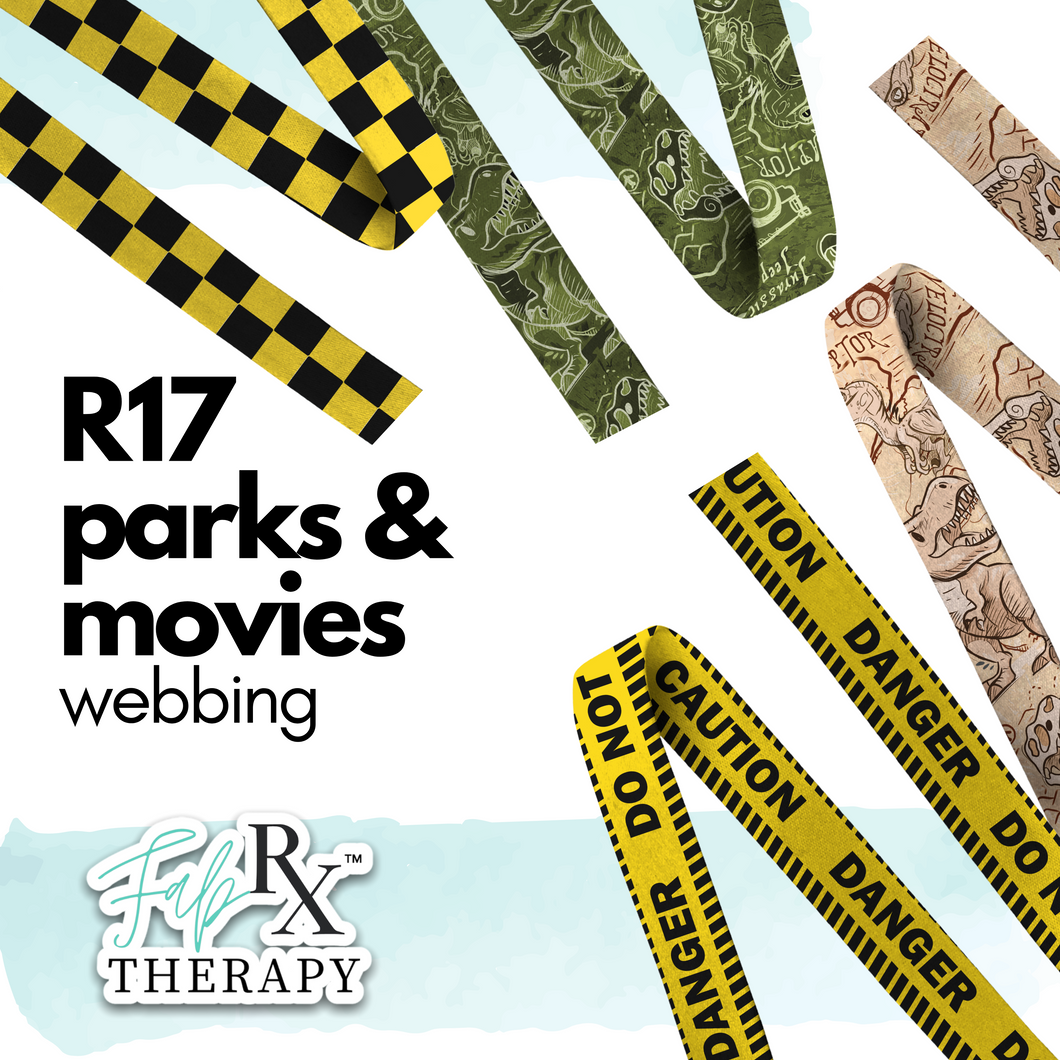 R17 Parks & Movies - Webbing - PRE-ORDER