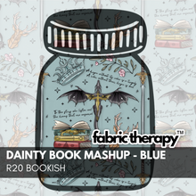 Load image into Gallery viewer, R20 - Dainty Book Mashup - Blue - Bookish Pre-Order
