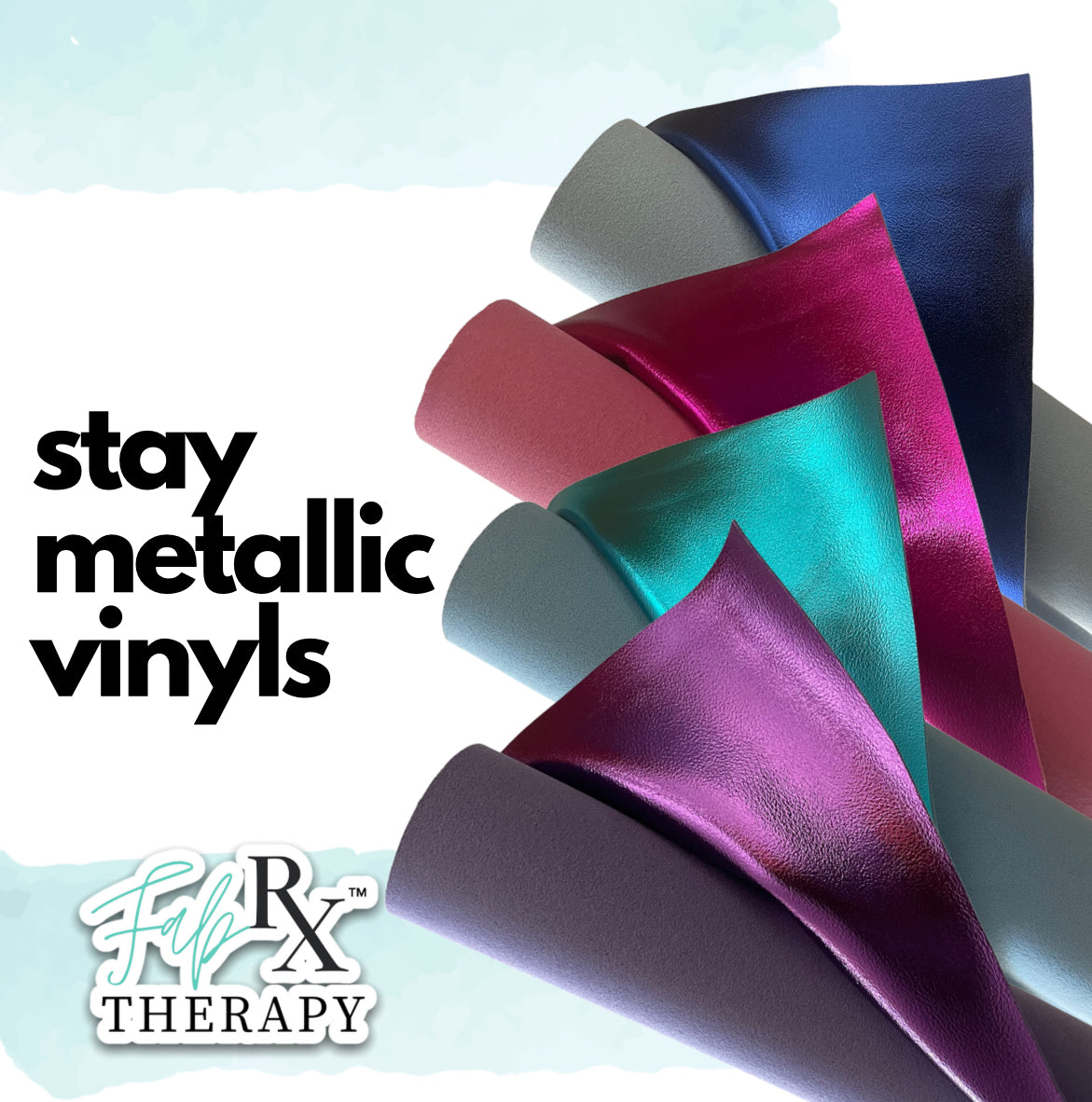 Stay Metallic Vinyls – Fabric Therapy