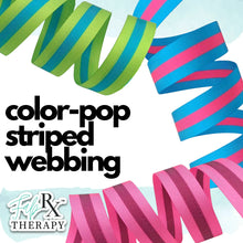 Load image into Gallery viewer, Color Pop Striped Webbing - RETAIL

