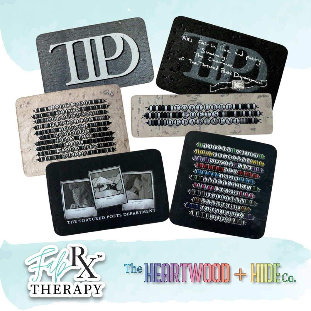Tortured Poets Era Labels - Fabric Therapy X Heartwood + Hide - RETAIL