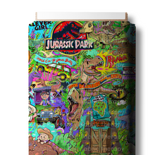 Load image into Gallery viewer, Sketchy Jurassic Stacked - R17 Parks &amp; Movies - PRE-ORDER
