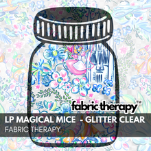 Load image into Gallery viewer, LP Florals - Clear Glitter Vinyl - RETAIL
