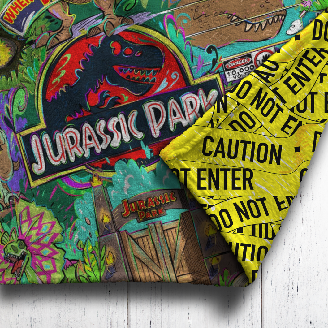 R17 Jurassic Minky - Finished Blankets - Pre-Order