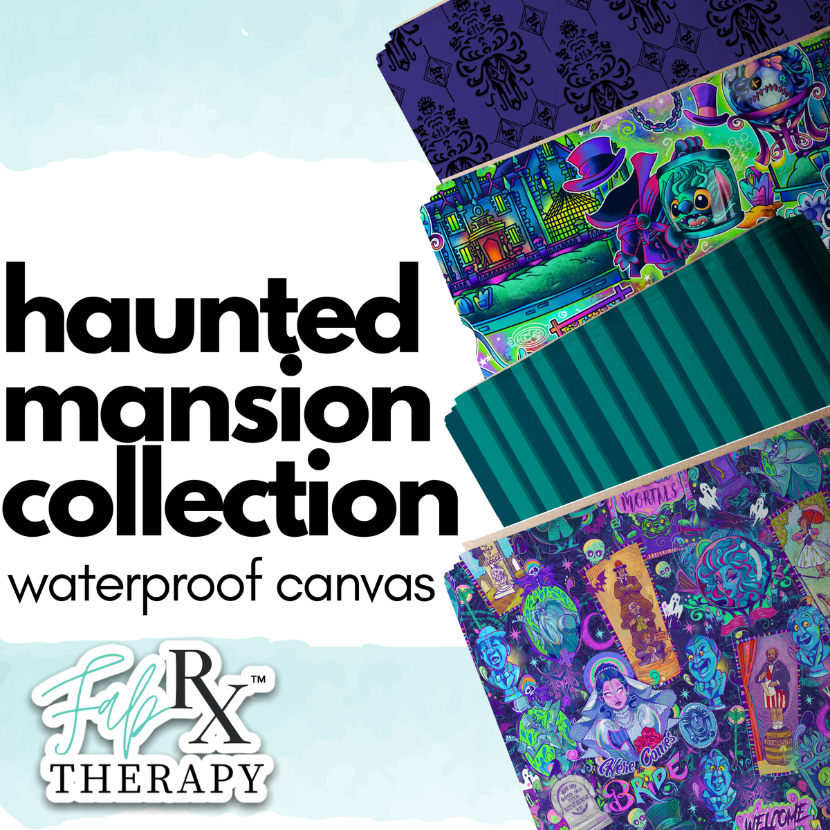 Canvas Print of The Haunted Manor (Blacklight Options Available) main image 0