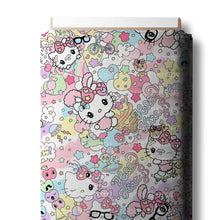 Load image into Gallery viewer, Harajuku Kitty - Pastel - BS3 - Fabric Therapy™️ x Bombsheller Collection - PRE-ORDER
