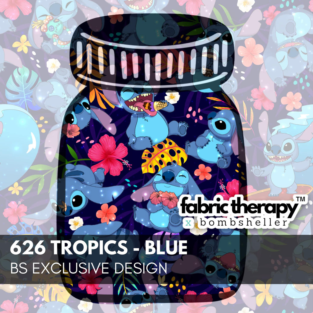 626 Tropics - Blue - BS3 - Fabric Therapy™️ x Bombsheller Collection - PRE-ORDER