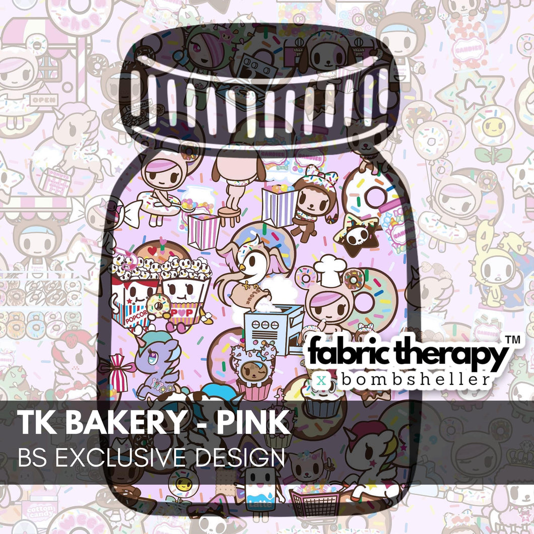 TK Bakery - Pink - BS3 - Fabric Therapy™️ x Bombsheller Collection - PRE-ORDER