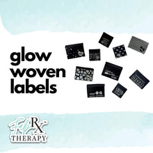 Load image into Gallery viewer, Glow In The Dark Woven Labels - RETAIL
