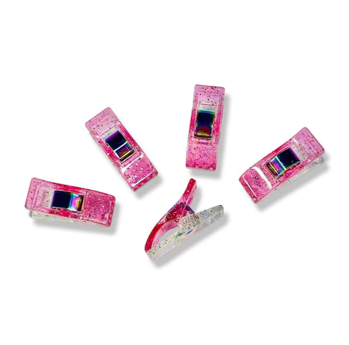 Pink Glitter Clips - 25pk - Pink Charity Collection - RETAIL – Fabric ...