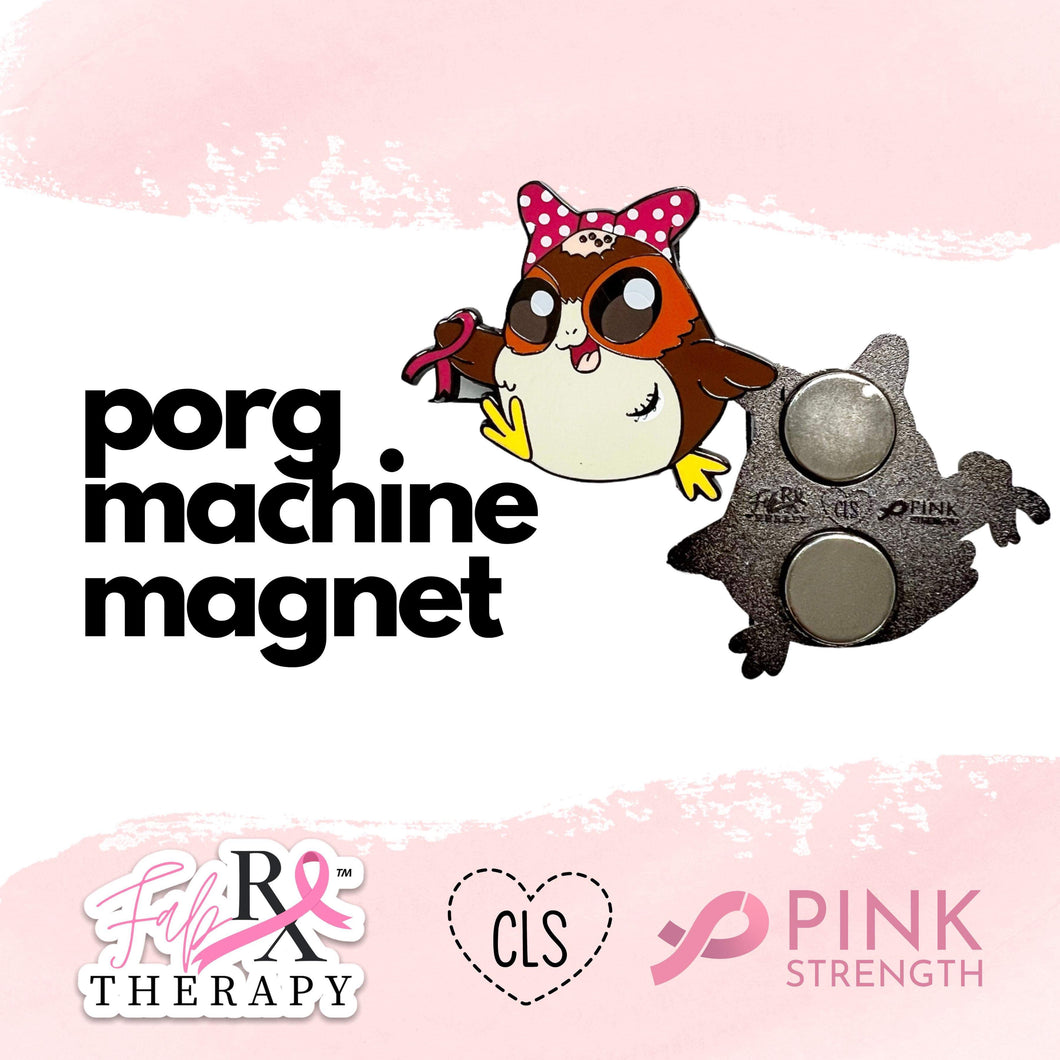 Porg Machine Magnet - Pink Charity Collection - RETAIL