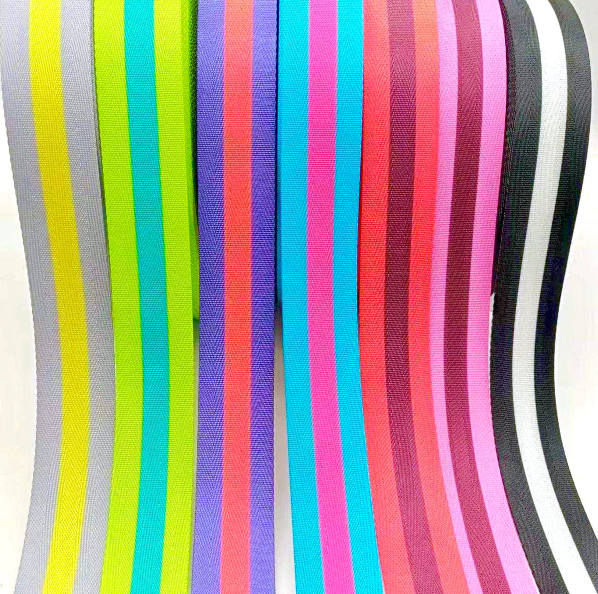 Color-Pop Striped Webbing - RETAIL – Fabric Therapy