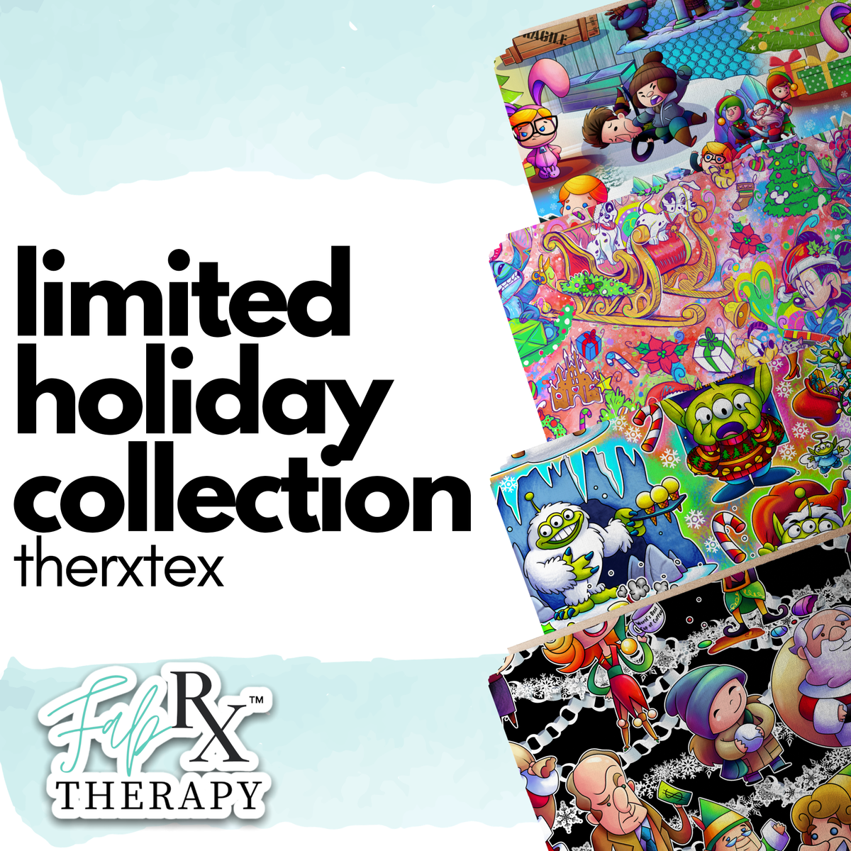 Limited Holiday Collection - Therxtex™️ - RETAIL – Fabric Therapy