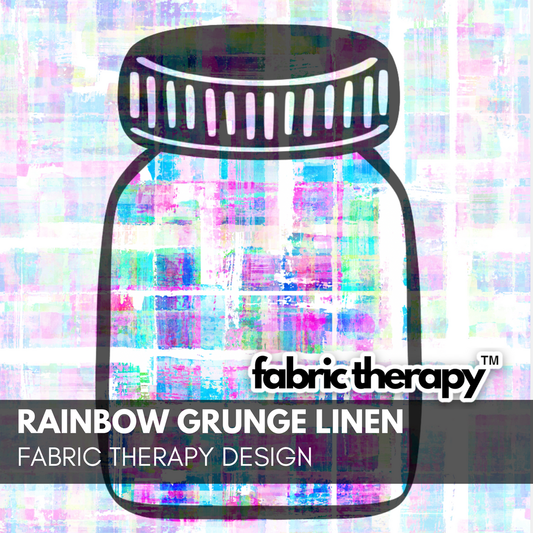 Rainbow Grunge Linen - Fall Non-Inspired Designs - Coordinate - PRE-ORDER