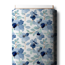 Load image into Gallery viewer, Blue Blooms (White) Fall Non-Inspired Designs - Main - PRE-ORDER
