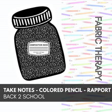 Load image into Gallery viewer, Take Notes - Colored Pencil - Rapport - Back 2 School - RETAIL
