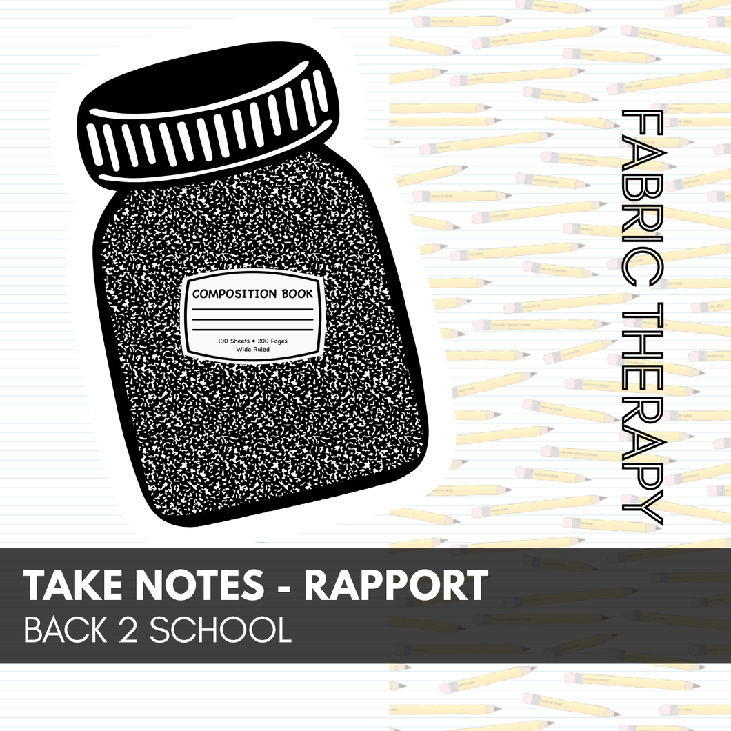 Take Notes - Rapport - Back 2 School - RETAIL