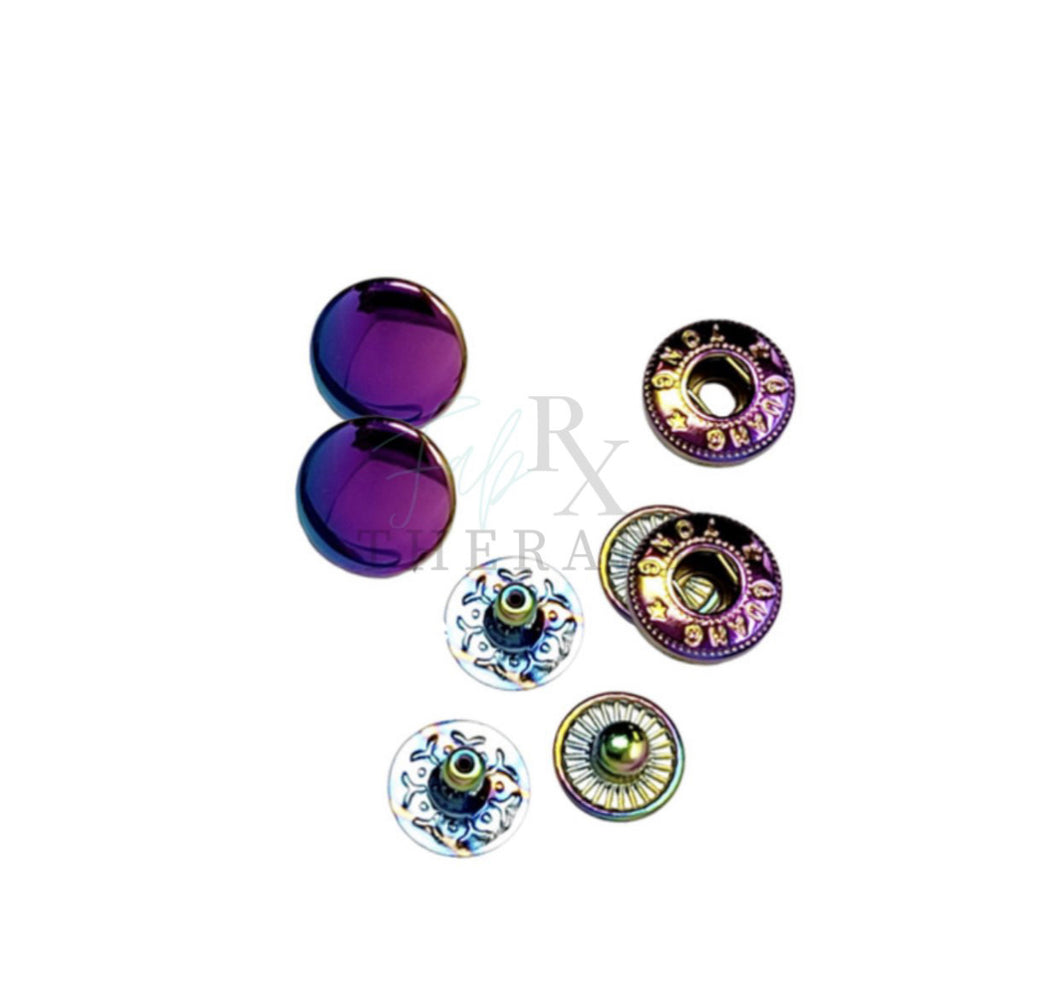 Prism Rainbow Snap Buttons